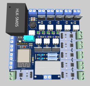 Home hvac controlling device pcb (2)